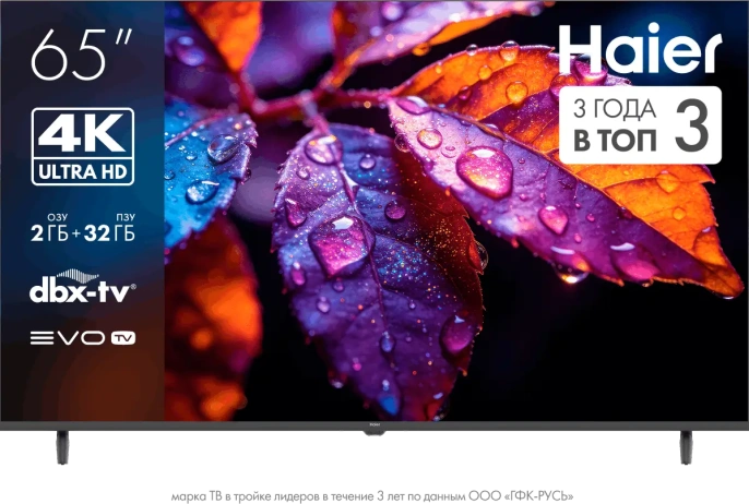 ТЕЛЕВИЗОР HAIER 65H5GUX