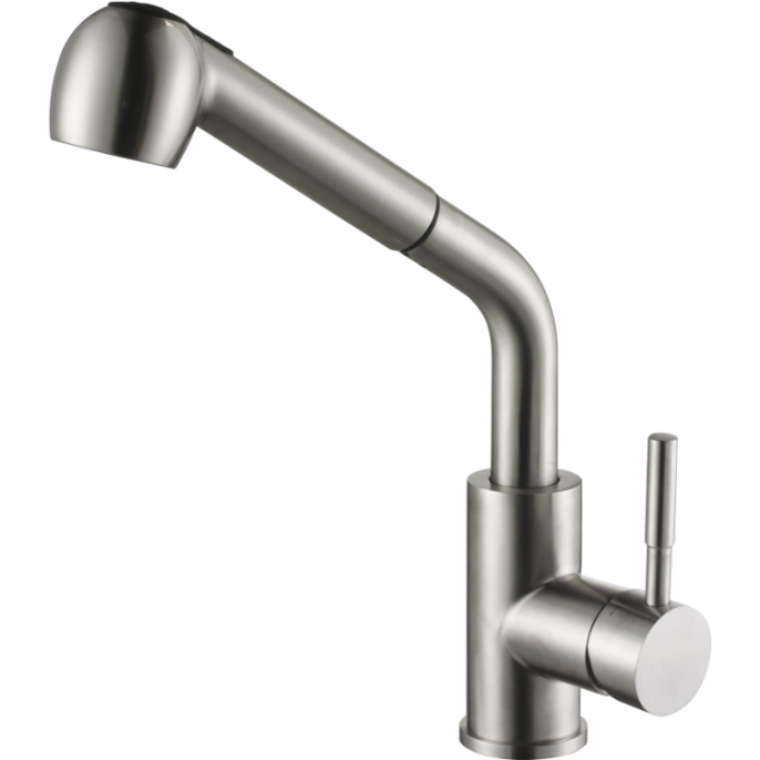 Смеситель для кухни Melana F8109 нерж.сталь