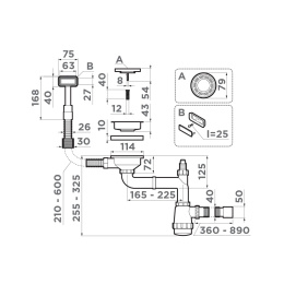Арматура для мойки OMOIKIRI WK-1-LG (4956824) золото светлое