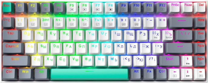 ПРОВОДНАЯ ИГРОВАЯ КЛАВИАТУРА MACHENIKE K500-B84 GREY