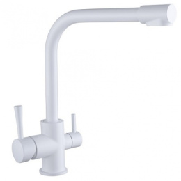 Смеситель Kaiser Merkur 26044-10 под фильтр белый для кухни