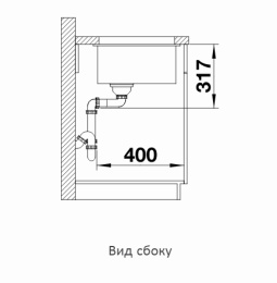 Мойка для кухни Blanco Etagon 700-U черный