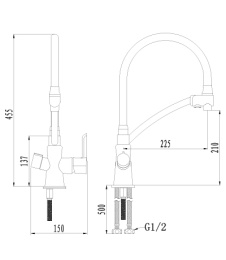 Смеситель для кухни Lemark Comfort LM3070C