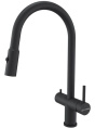 Смеситель для кухни KuchenStern Brunn-FS 751BL80 черный