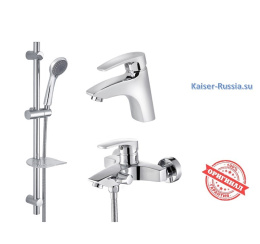 Комплект для ванны Kaiser Guss 6800К хром (68011+68022+стойка KS-110)