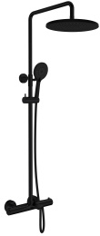 Душевая система с термостатом KAISER Cezar 05182-2 Black