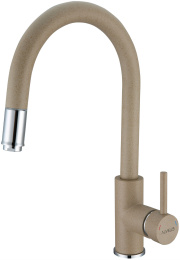 Смеситель для кухни Alveus Delos-P Granital G55 Beige