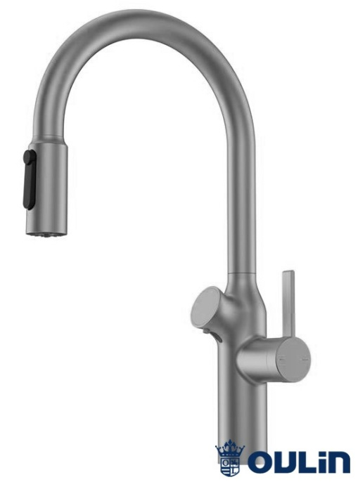 Смеситель для кухни Oulin OL-8018 Satin