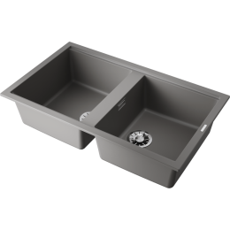Мойка для кухни Omoikiri Kitagawa 86-2 GR leningrad grey