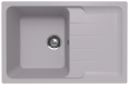 Мойка для кухни Ulgran Quartz Gerda 780 платина