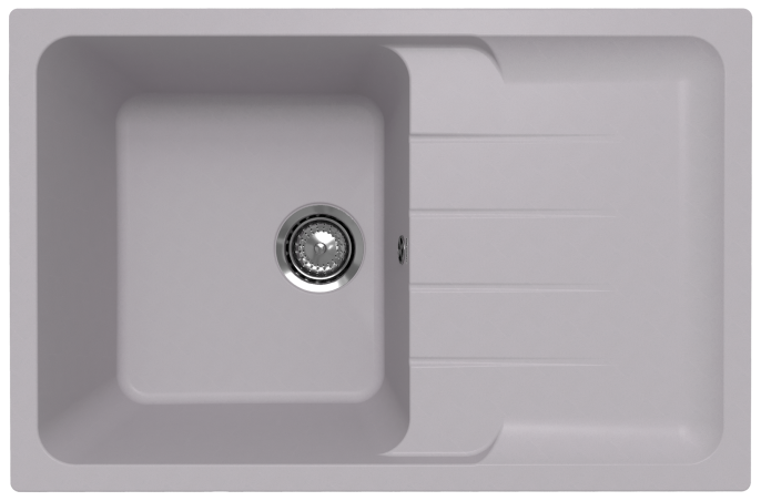Мойка для кухни Ulgran Quartz Gerda 780 платина