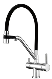 Смеситель для кухни с гибким изливом Gappo G4398-80 хром