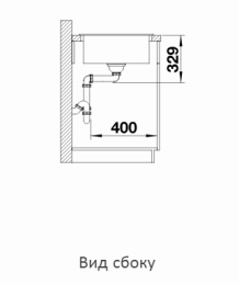Мойка для кухни Blanco Legra XL 6 S черный