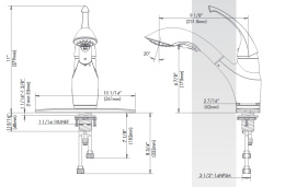 Смеситель для кухни Kraus KPF-2210ORB Oil Rubbed Bronze