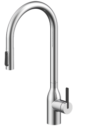 Смеситель для кухни Paulmark Universal Un213880-BS нержавеющая сталь