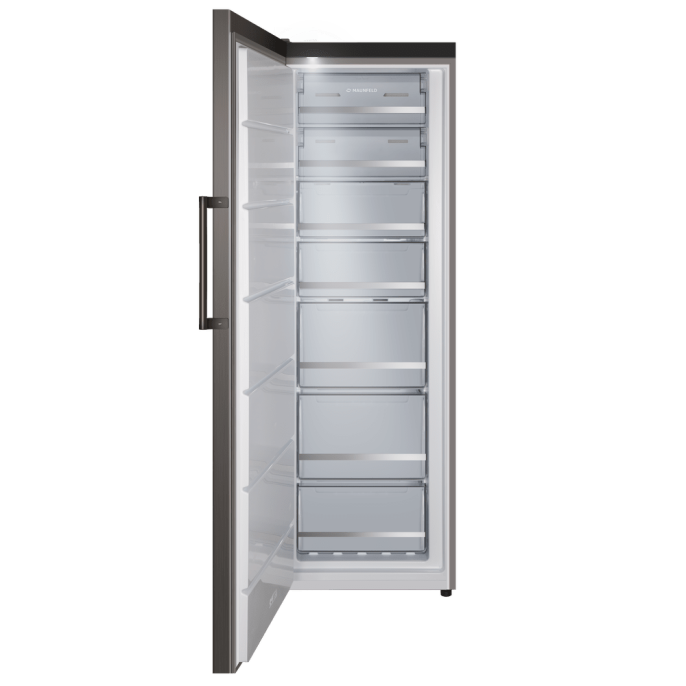 Морозильная камера MAUNFELD MFFR186NFDS Slim Inverter