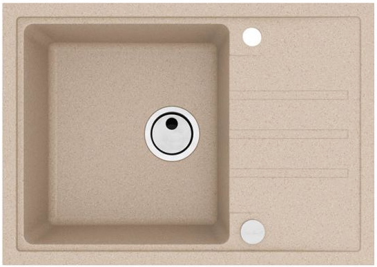 Мойка для кухни Alveus Intermezzo 40 Beige G55, клапан-автомат