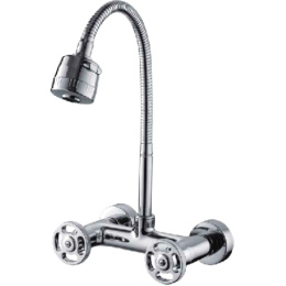 Смеситель для кухни настенный Ledeme L4689-3