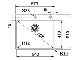 Мойка для кухни Franke BXX 210/110-68 полированная