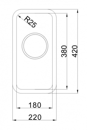 Мойка для кухни Oulin OL-0361 round