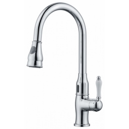 Смеситель KAISER Vincent-Sensor 31366 сенсорный с выдвижной лейкой хром