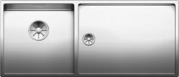 Мойка Blanco Claron 400/550-T-IF нерж. сталь чаша слева, зеркальная полировка, InFino