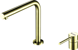 Смеситель для кухни Seaman Eco Venice SSN-1001 LG Light Gold, PVD