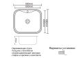 Мойка для кухни Zorg Inox PVD SZR 5848 Grafit