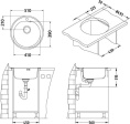 Мойка для кухни Alveus Form 30 (Leinen)