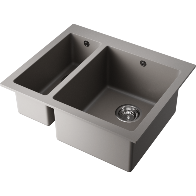 Мойка для кухни Omoikiri Bosen 59-2-GR leningrad grey