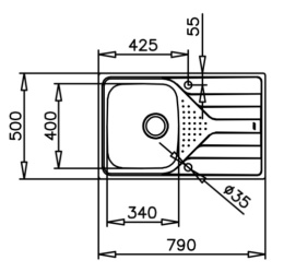 Мойка для кухни Teka Universe 45 T-XN 1B 1D Matt