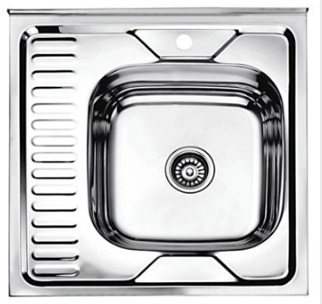 Мойка для кухни накладная Ledeme L66060-R декор