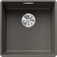 Мойка Blanco Subline 400-F вулканический серый, отводная арматура InFino®