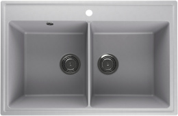 Мойка для кухни Ulgran Quartz Ruma 780 платина