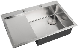 Мойка для кухни Zorg Lux 7851-R Inox с накладкой