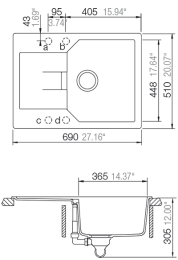 Мойка для кухни Schock Manhattan 45D Cristalite альпака