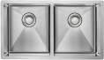 Мойка для кухни Paulmark Twin PM237844-BS, брашированная нерж. сталь
