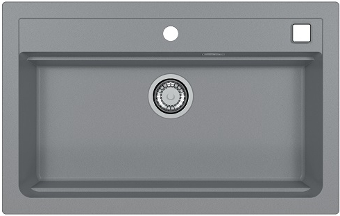 Мойка для кухни Alveus Atrox 40 Concrete G81, клапан-автомат