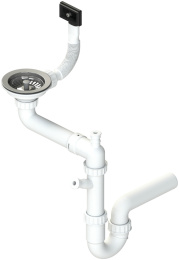 Одинарный сифон с переливом Alveus 1XSP 114-PP MTP 1130551