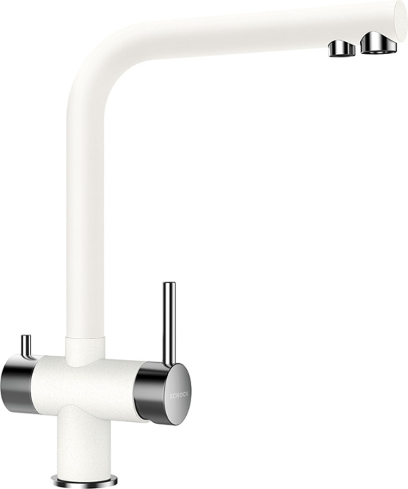Смеситель Schock Wellus New Cristalite альпина/сталь
