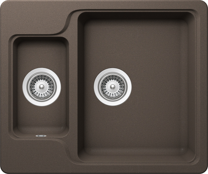 Мойка для кухни Schock Cambridge 60 Cristalite мокка