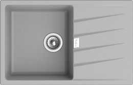 Мойка для кухни Rivelato Raum 78 grigio metallizzato серый