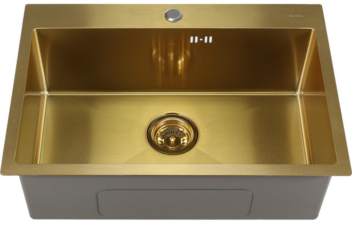Мойка для кухни Melana ProfLine D6545HG сатин золото