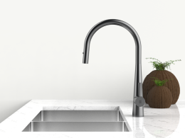 Смеситель для кухни Kantera Cignus 14 KTR037-BP (Black Pearl)