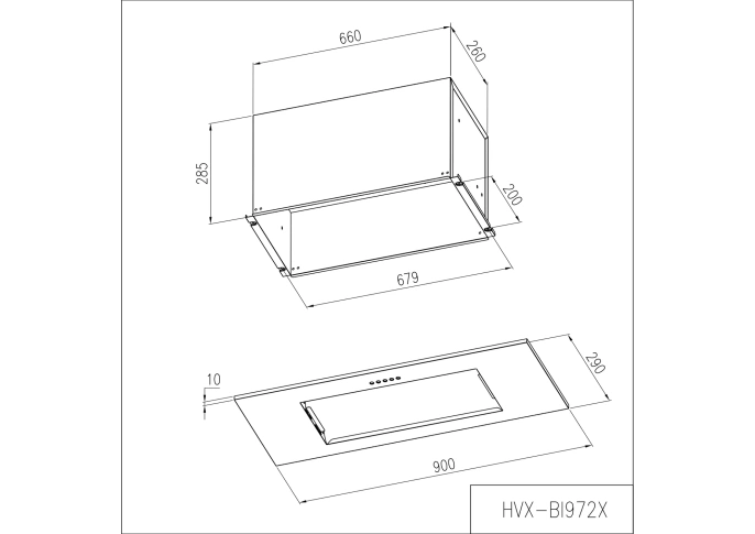 ВЫТЯЖКА HAIER HVX-BI972X