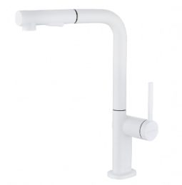 Смеситель для кухни Paulmark Neo Ne214419-WH белый матовый