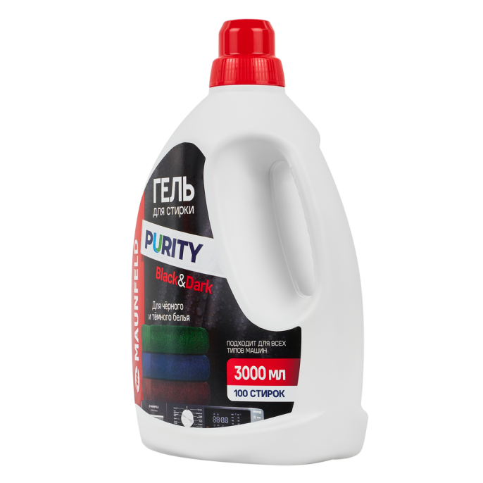 Гель для стирки Maunfeld Purity Black&Dark 3000мл MWL3000PB
