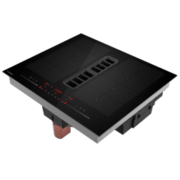 Индукционная варочная панель с интегрированной вытяжкой и Flex Zone MAUNFELD MIHC604SF2BK