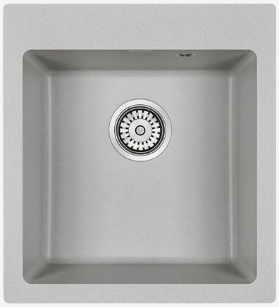 Мойка для кухни Paulmark Kante 45/Zemar PM104651-GR серый