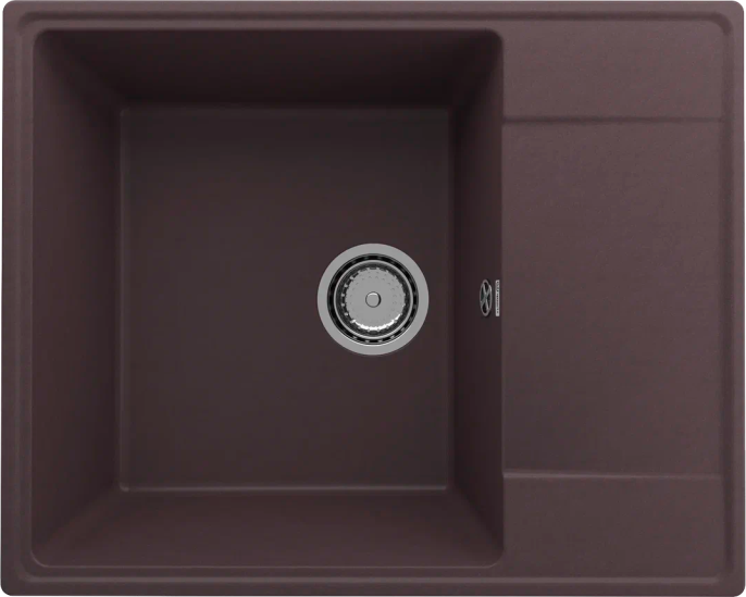 Мойка для кухни Ulgran Quartz Prima 605 трюфель